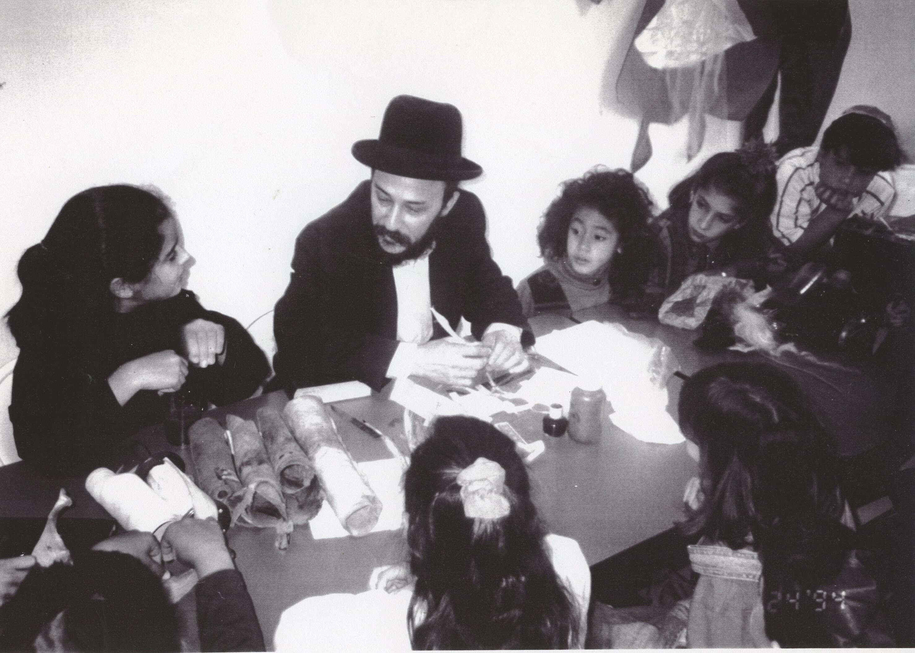 Gerrard Berman Day School, scribe, parchment, students