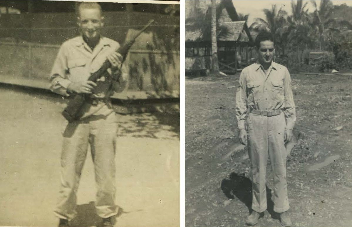 Mickey Aronowitz, enlisted man c.WWII, New Guinea, Northern New Jersey