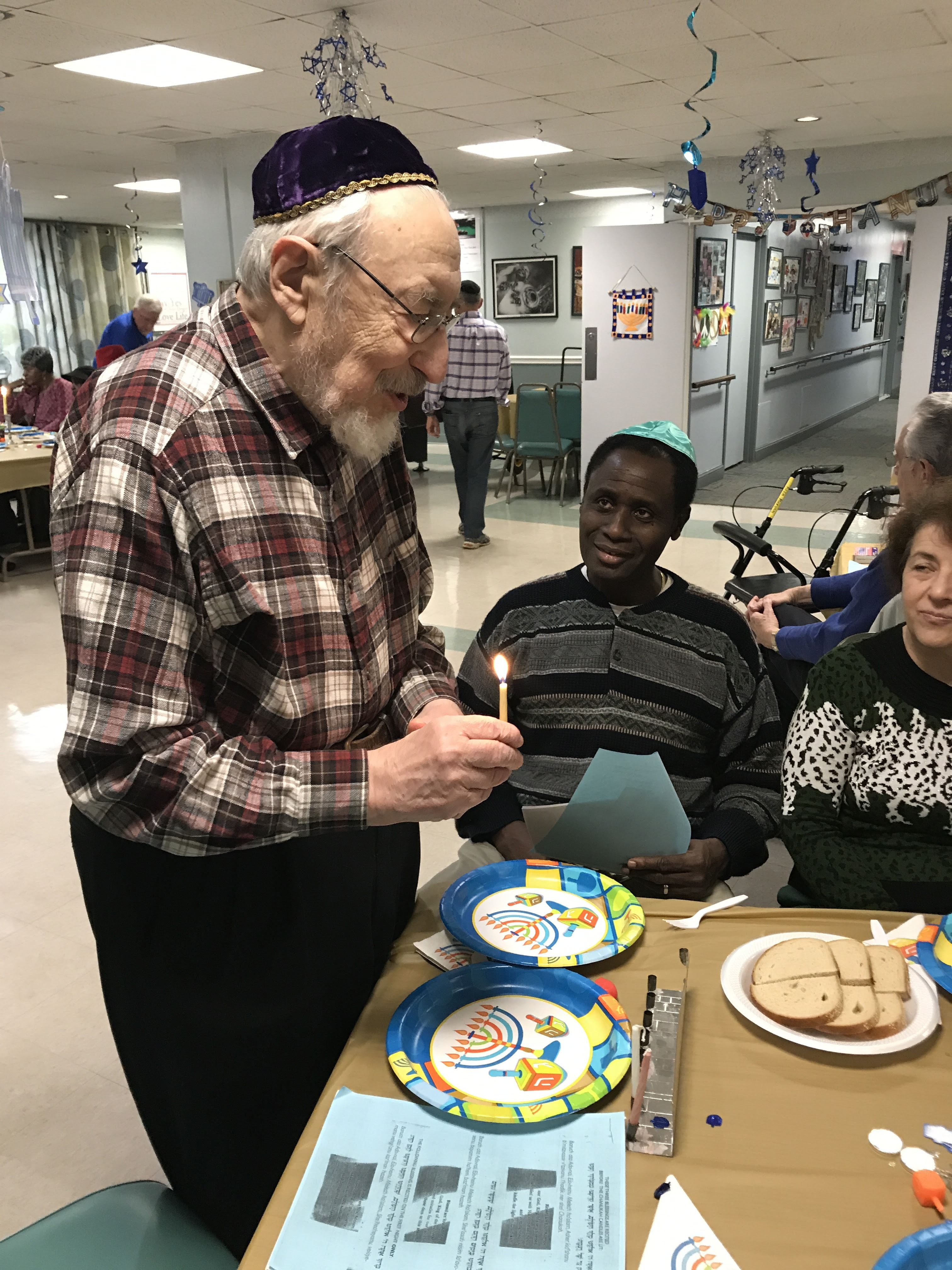 Hanukkah candle lighting, Jewish Federation, Northern New Jersey
