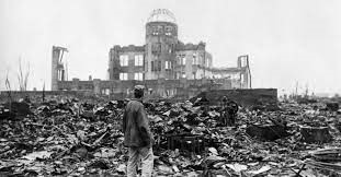 Devastation in Hiroshima after dropping of A-bomb