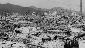 Devastation in Hiroshima after dropping of A-bomb