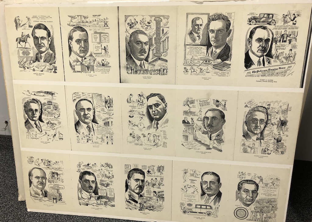 Caricatures of Prominent Businessmen from Patterson