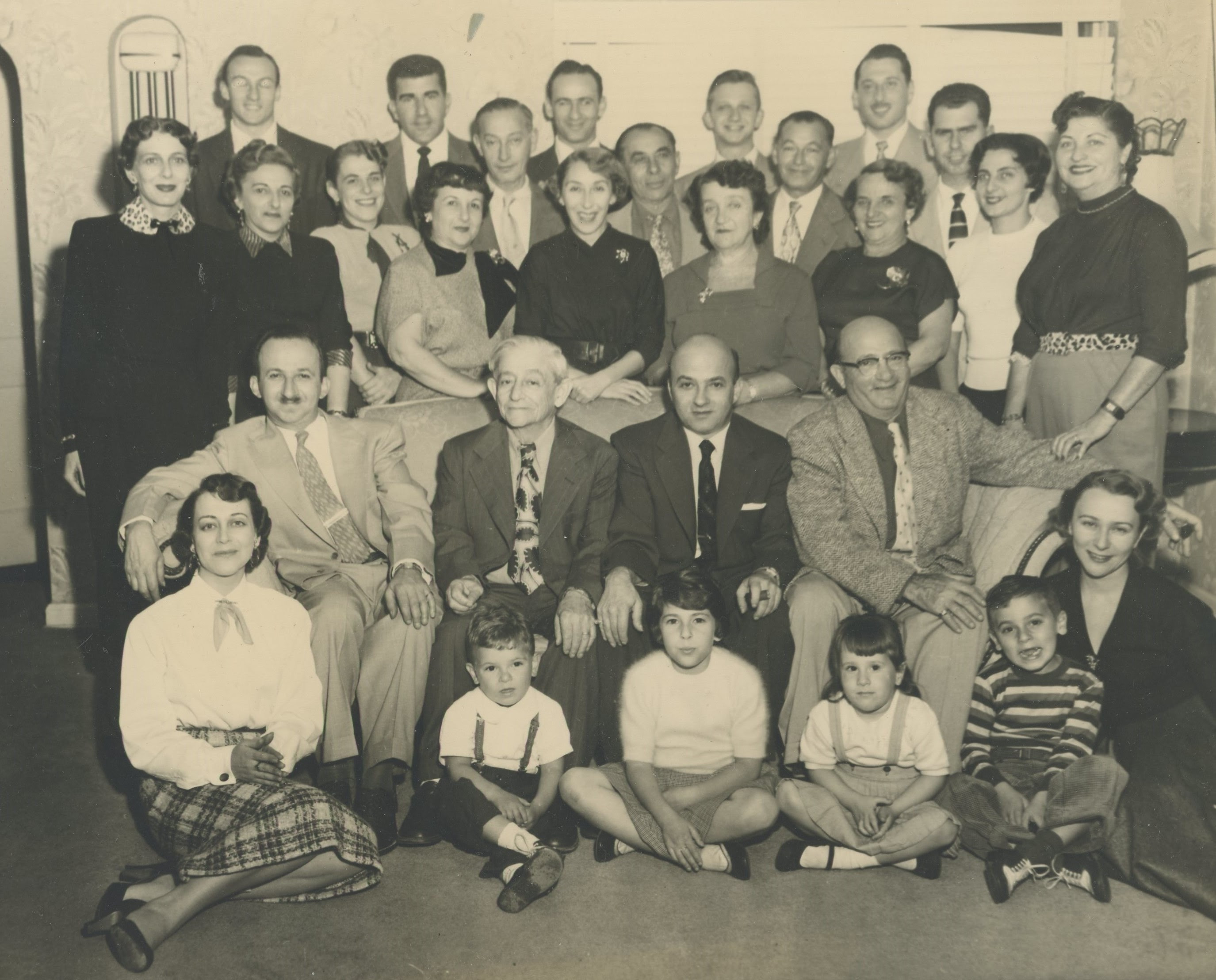 Pictured in this 1957 Cohen Family gathering