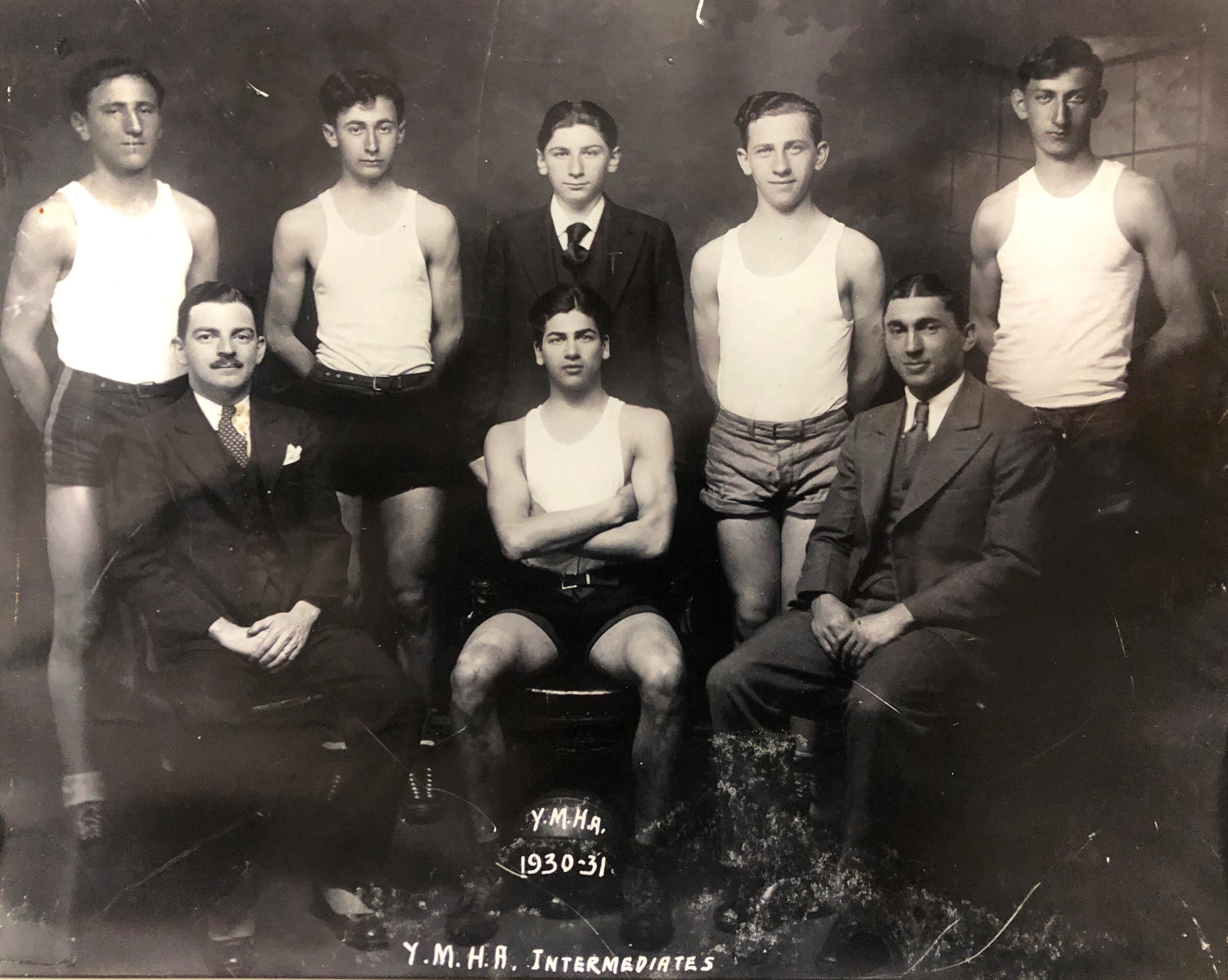 YMHA 1930-31 Intermediates basketball team.