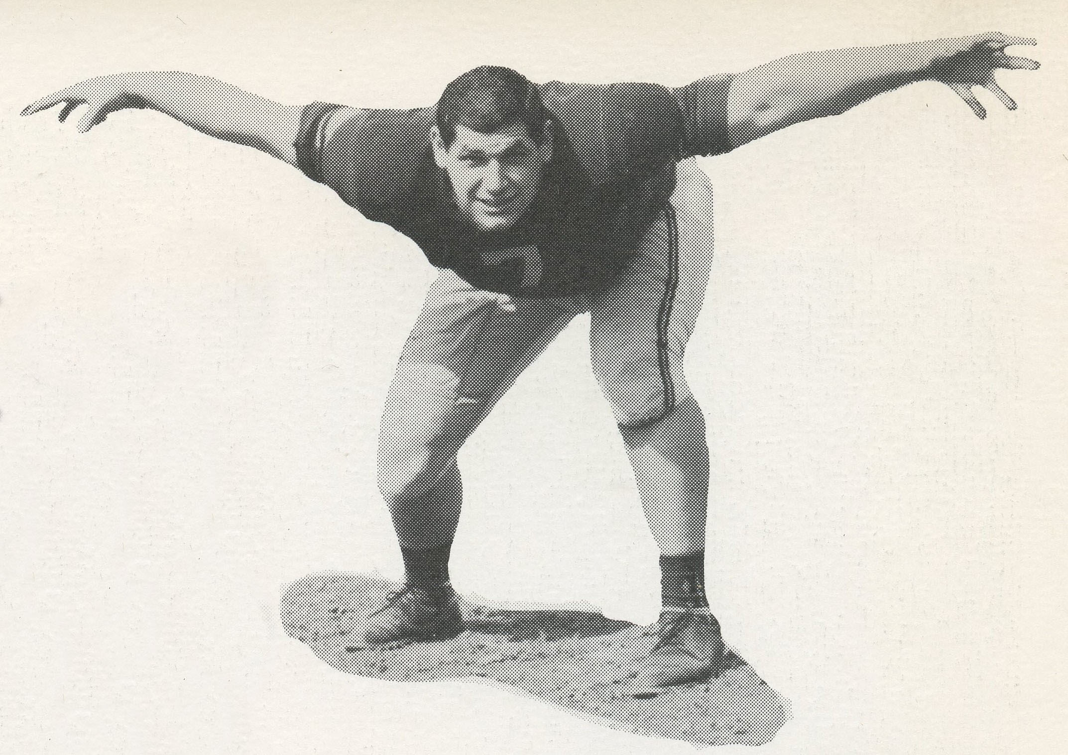 Marty Senack, Eastside High School football, c.1960, Paterson NJ