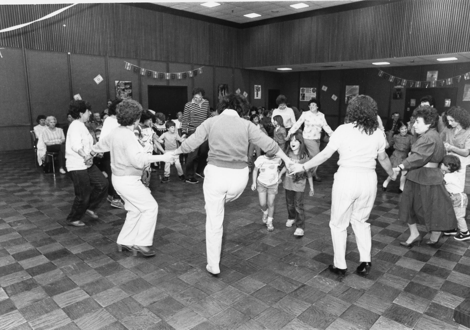 Hora dancing is for the young and old.