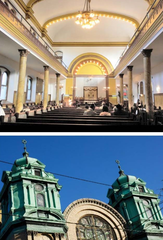 Congregation Mt. Sinai of Jersey City (NJ), 1906, Copper Cupolas