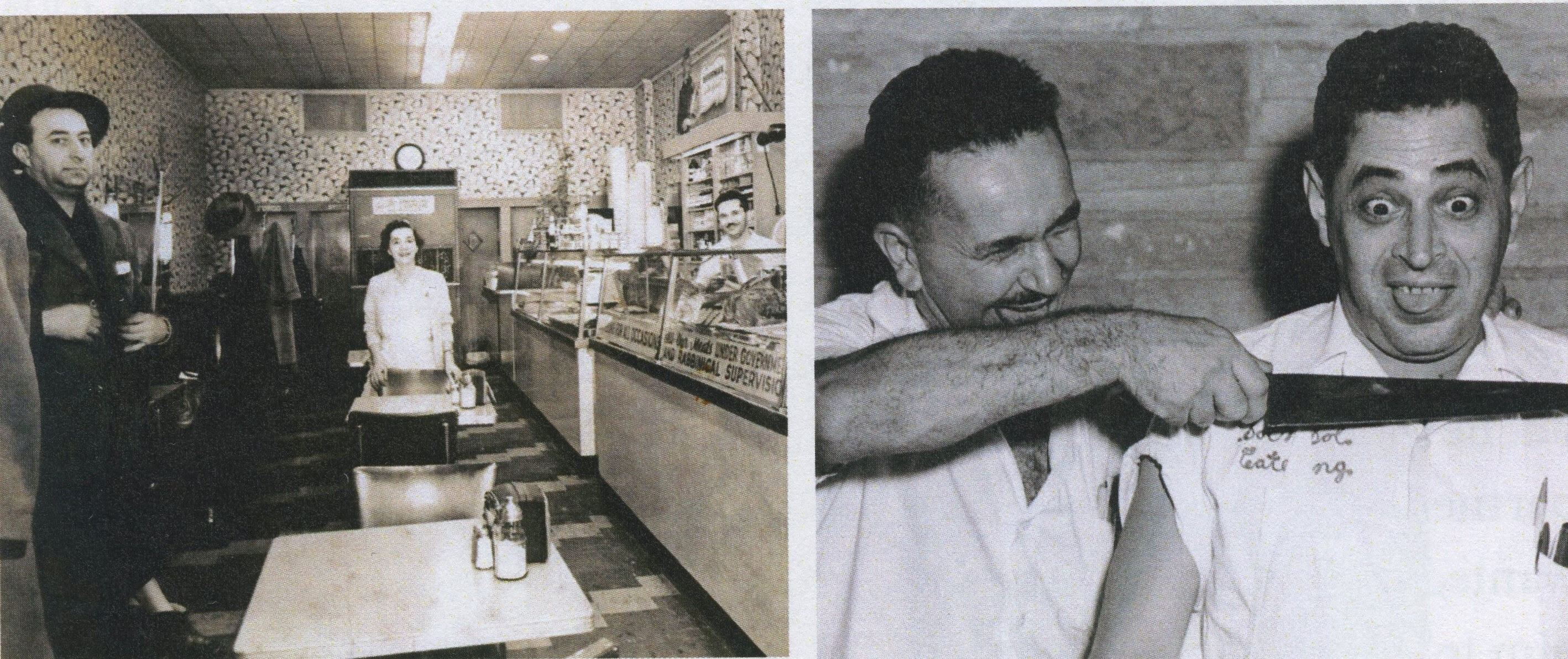 Sol 'n Sol Delicatessen, Paterson NJ, Irv Etish, waitress Rita Lord