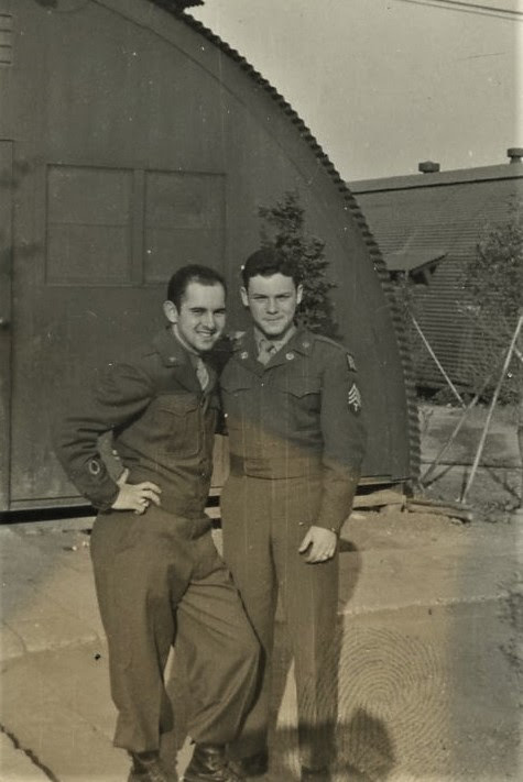 Fair Lawn NJ Jewish War Veterans Norman Goodman, Joe Greenbaum, Yokohama, Japan, May 1947