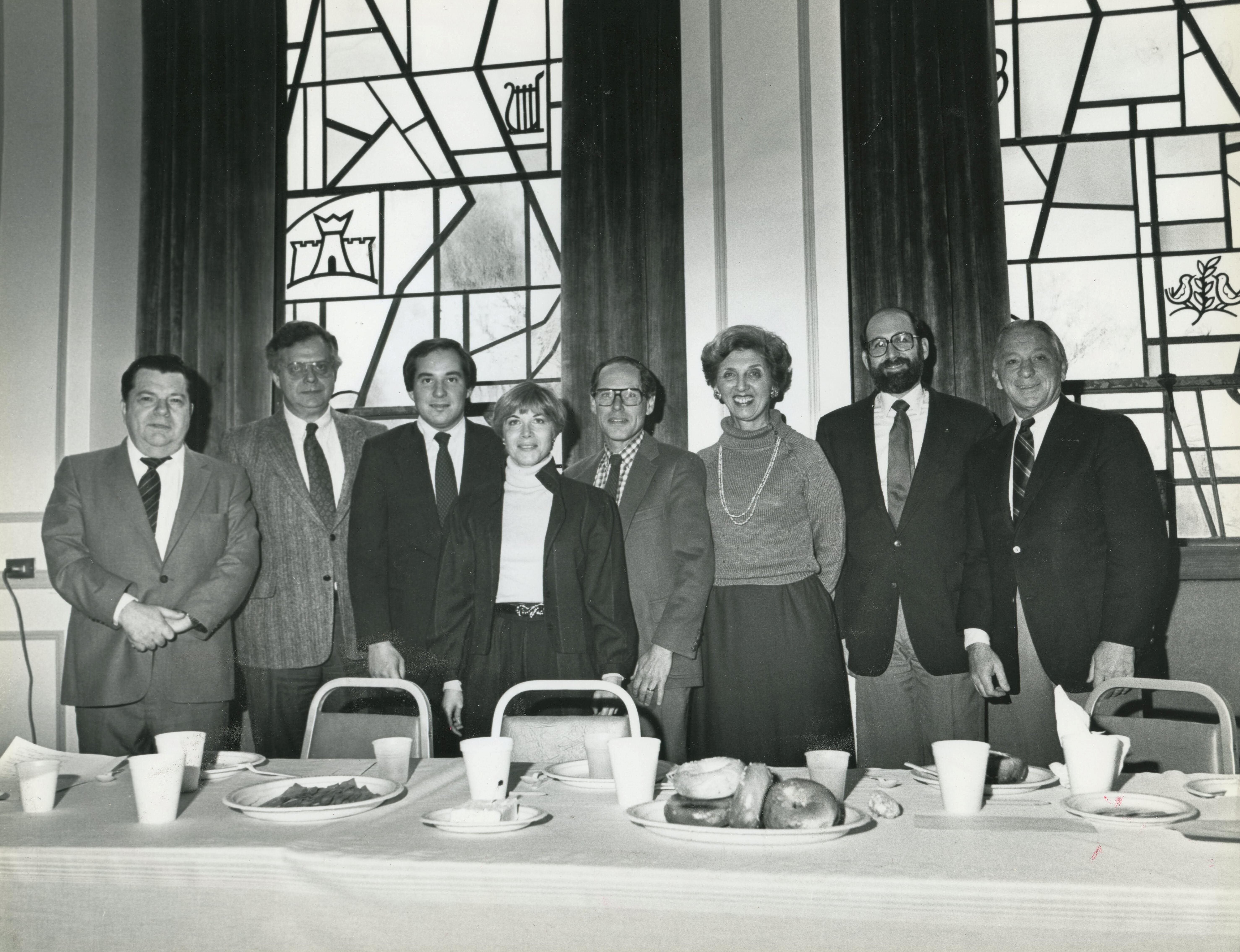 Rabbi David Feldman, Sandford Hollander, Congressman/Senator Robert Torricelli, Paula Bilow, Herb Stern, Zelda Levere, Michael Kates, NJ State Senator Matthew Feldman