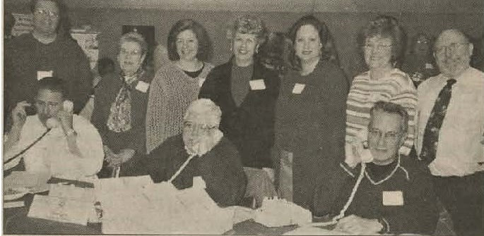 Rabbi Neal Borovitz, Tom Birone, Gloria Weiss, Joyce Birone, Barbara King, Nilene Chase, Lucille Jones, Alex Wulwick, Allan Baer, Steven Kaplan