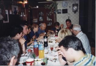 Blander family dinner Afula, Israel