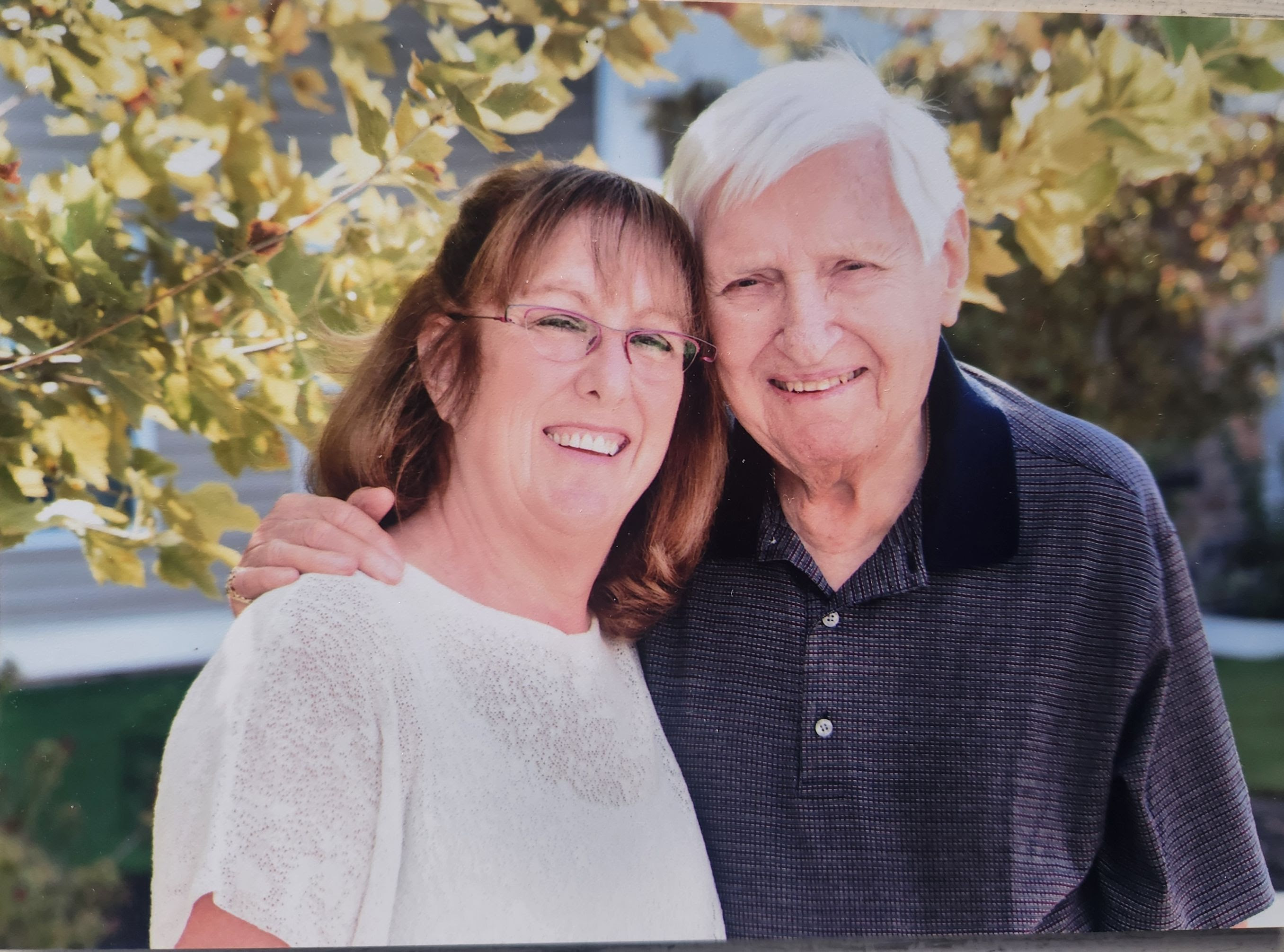 Cathy LaPoff Grossman and her dad Norman