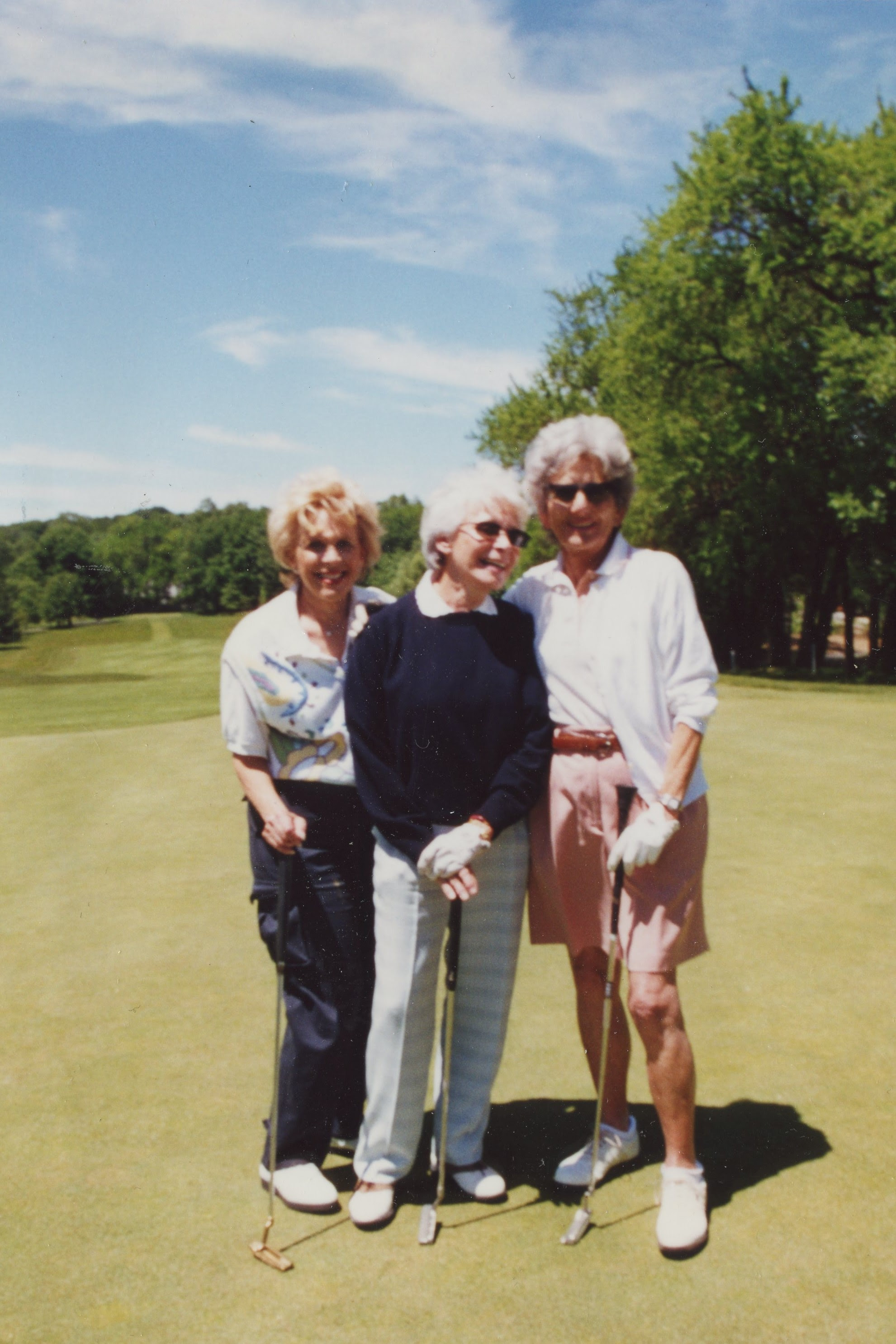 Arlene Freeman, Carol Taub, Annette Geller, Jewish Federation of Northern Jersey golf outing