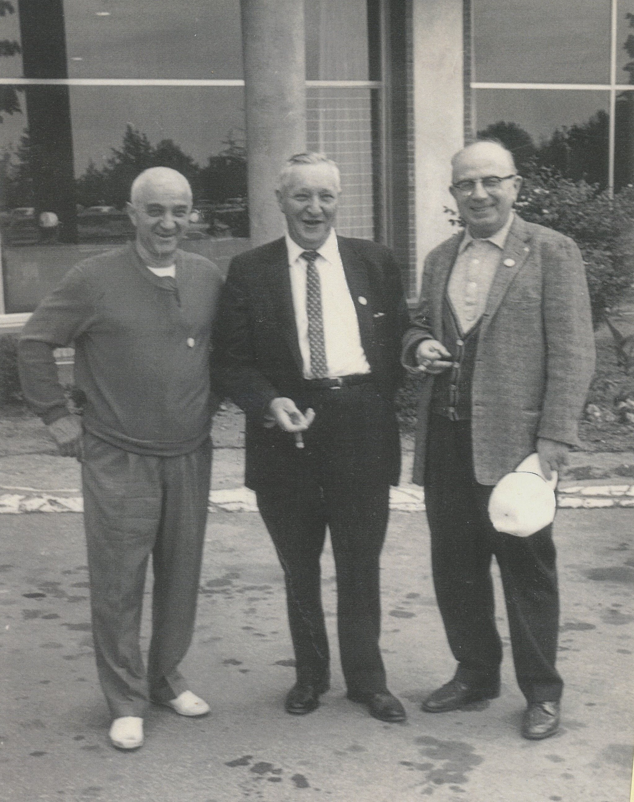 P72; Alex Solinsky, Joe Abill, Veritans boat trip, Concord Hotel, June 1965