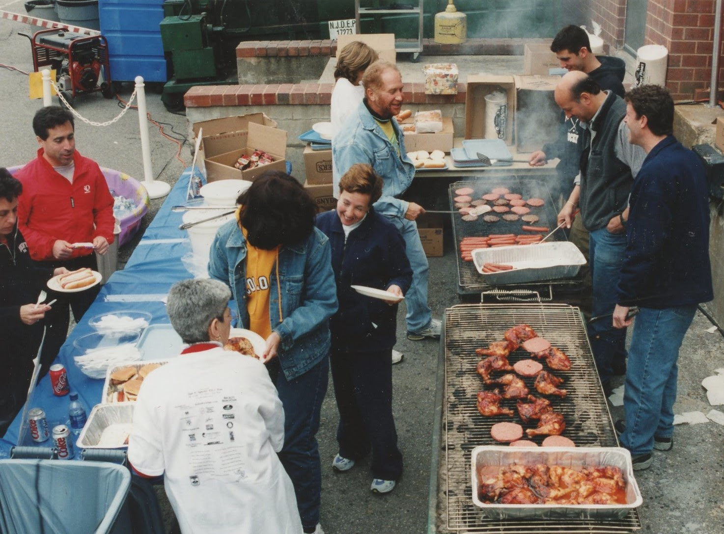 Washington Township Y, 2001, bar-b-q