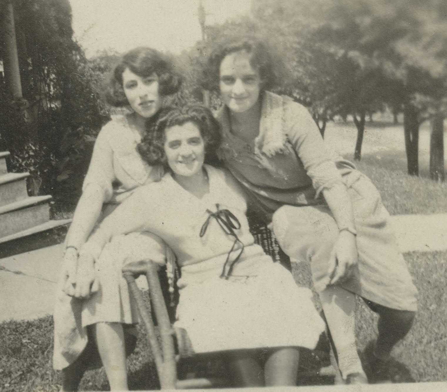 Three Passaic young women, summer day