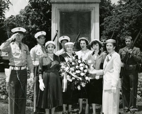 Ruth Oradick (B'nai B'rith President), Marge Bornstein, Evelyn Smith, May LeVine