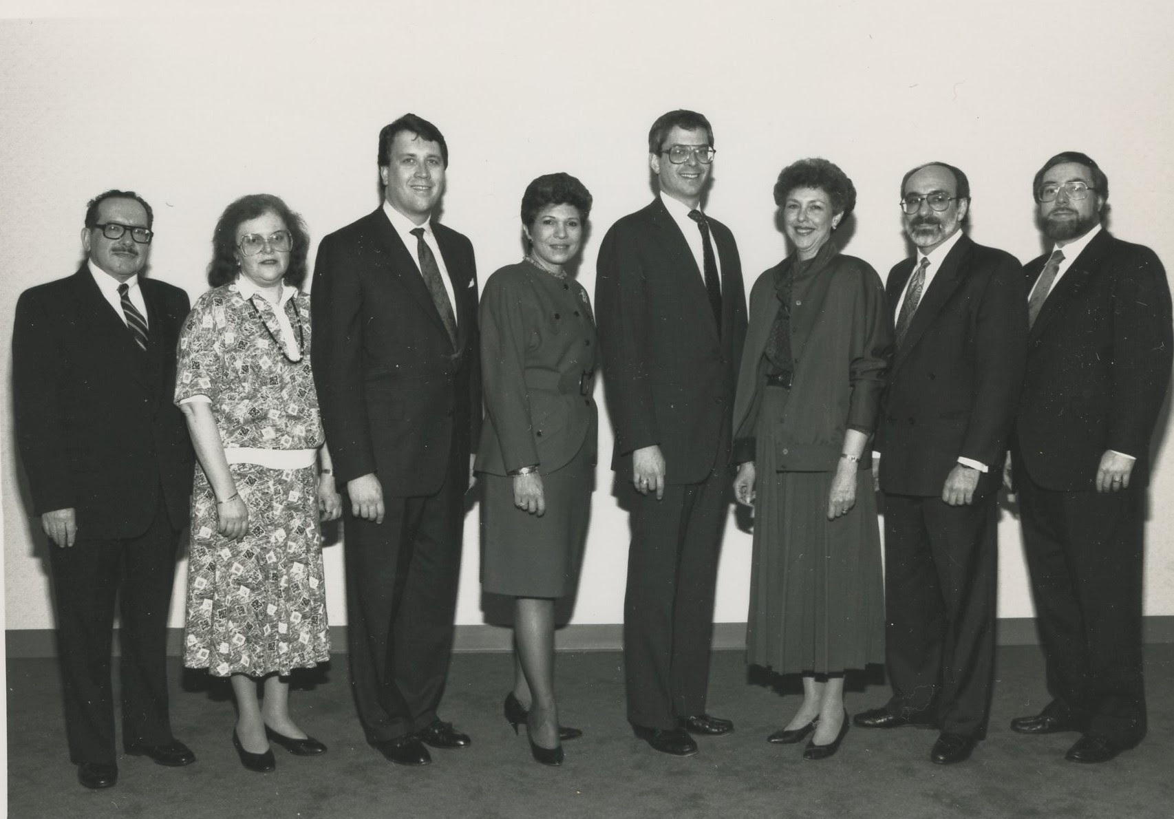 Cantor David Schwarzmer, Pnina Kaplan, Reverend Timothy Mulder, Joanne Sprechman, Rabbi Richard Eisenberg, Paula Cantor, Harry Rappaport, Steven Tencer