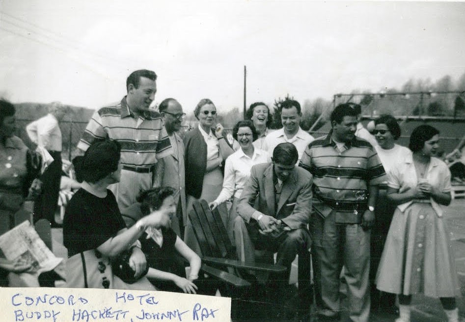 Paterson NJ, Jerome Koransky, Buddy Hackett, Florence Koransky, Pete Kanter, Concord Hotel, Catskills