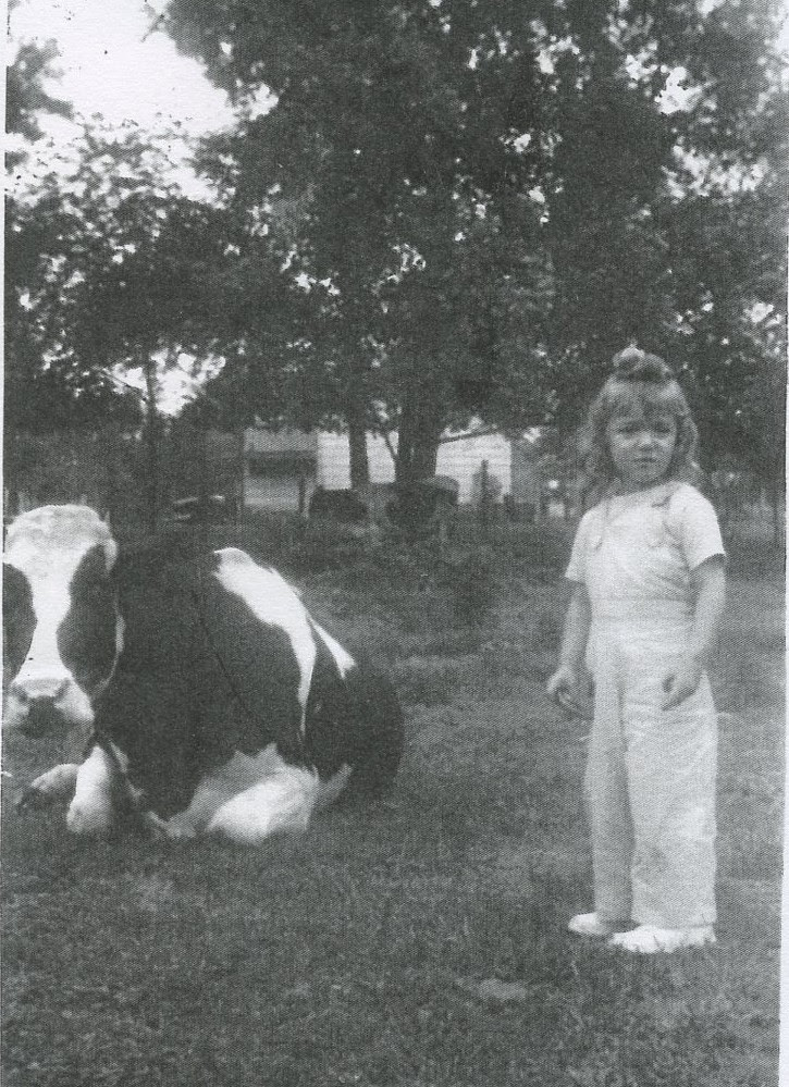 Dorothy Weiner Fradkin, Goldman Dairy Farm, Fair Lawn NJ, 1943