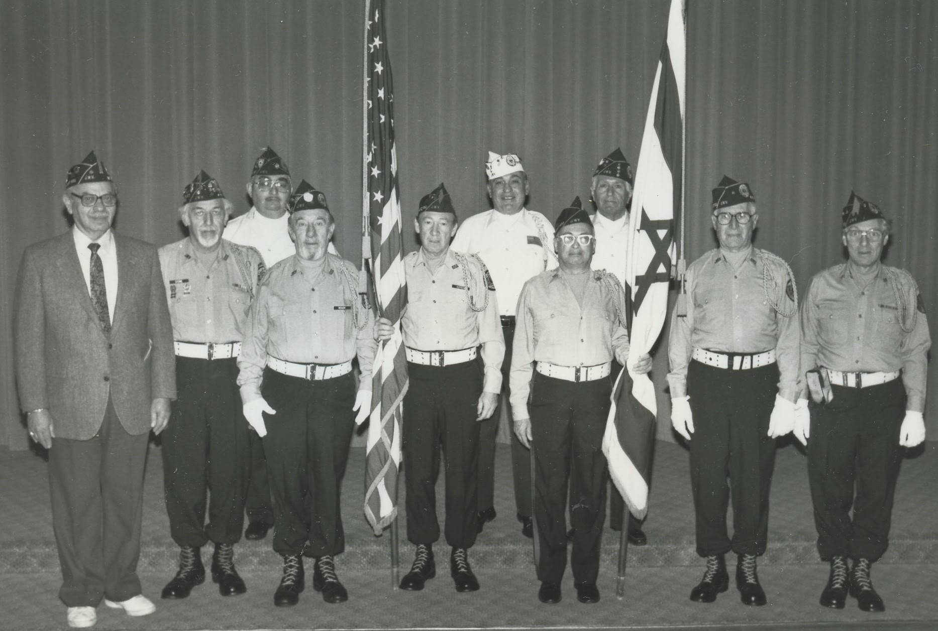 Wayne NJ JWV Color Guard (Jewish War Veterans), Slone, Bernie Rosen