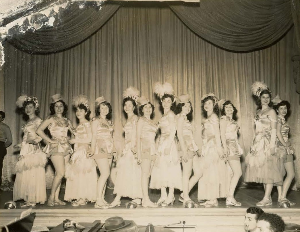 Panther Club show, Paterson NJ, ladies' musical skit