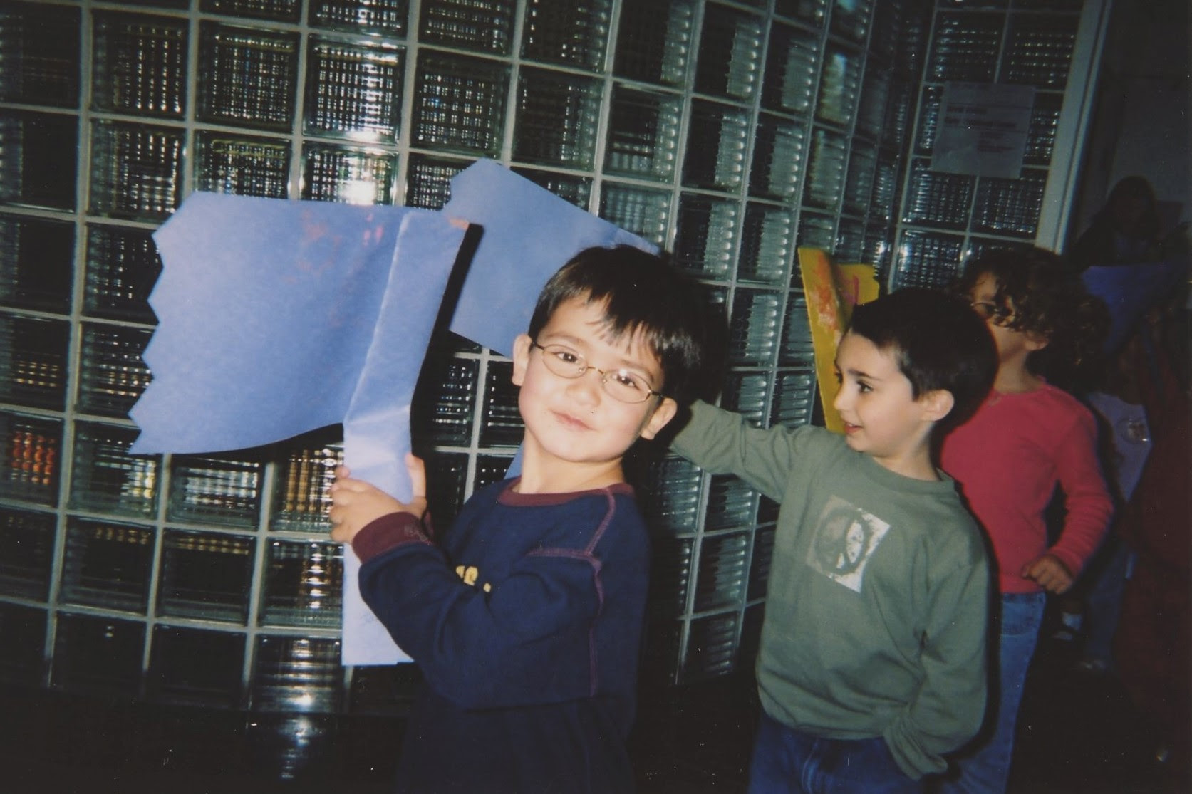 kids celebrating Simchat Torah, Northern New Jersey