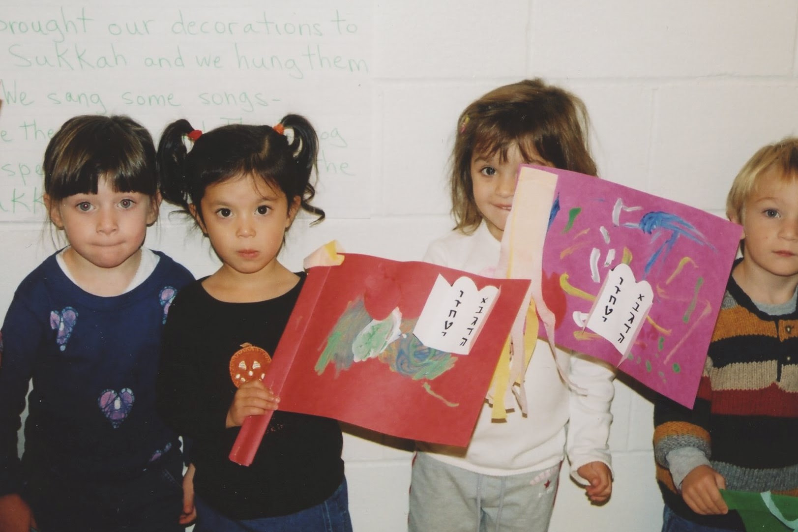 kids celebrating Simchat Torah, Northern New Jersey