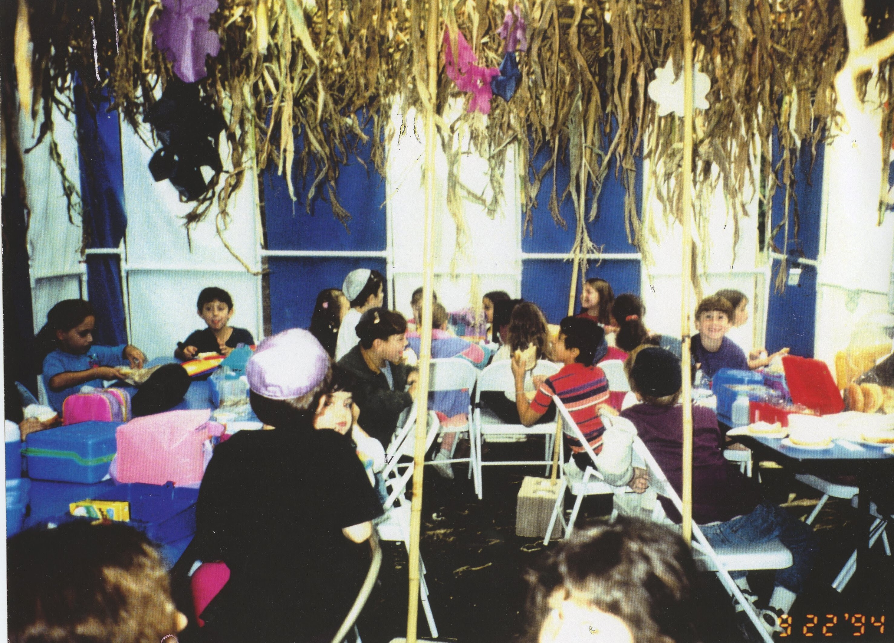 Sukkot, Sukkah structure, Gerrard Berman Day School, Oakland NJ