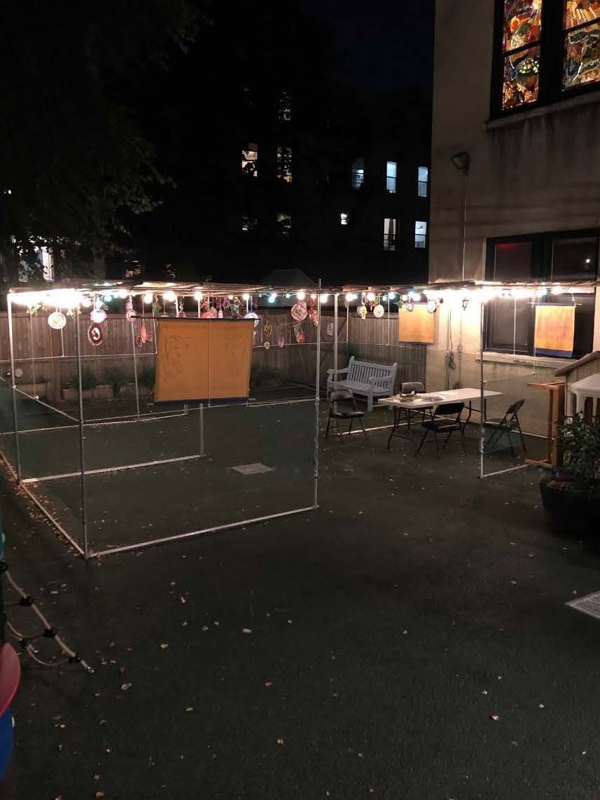 Sukkah, United Synagogue of Hoboken, Hoboken NJ