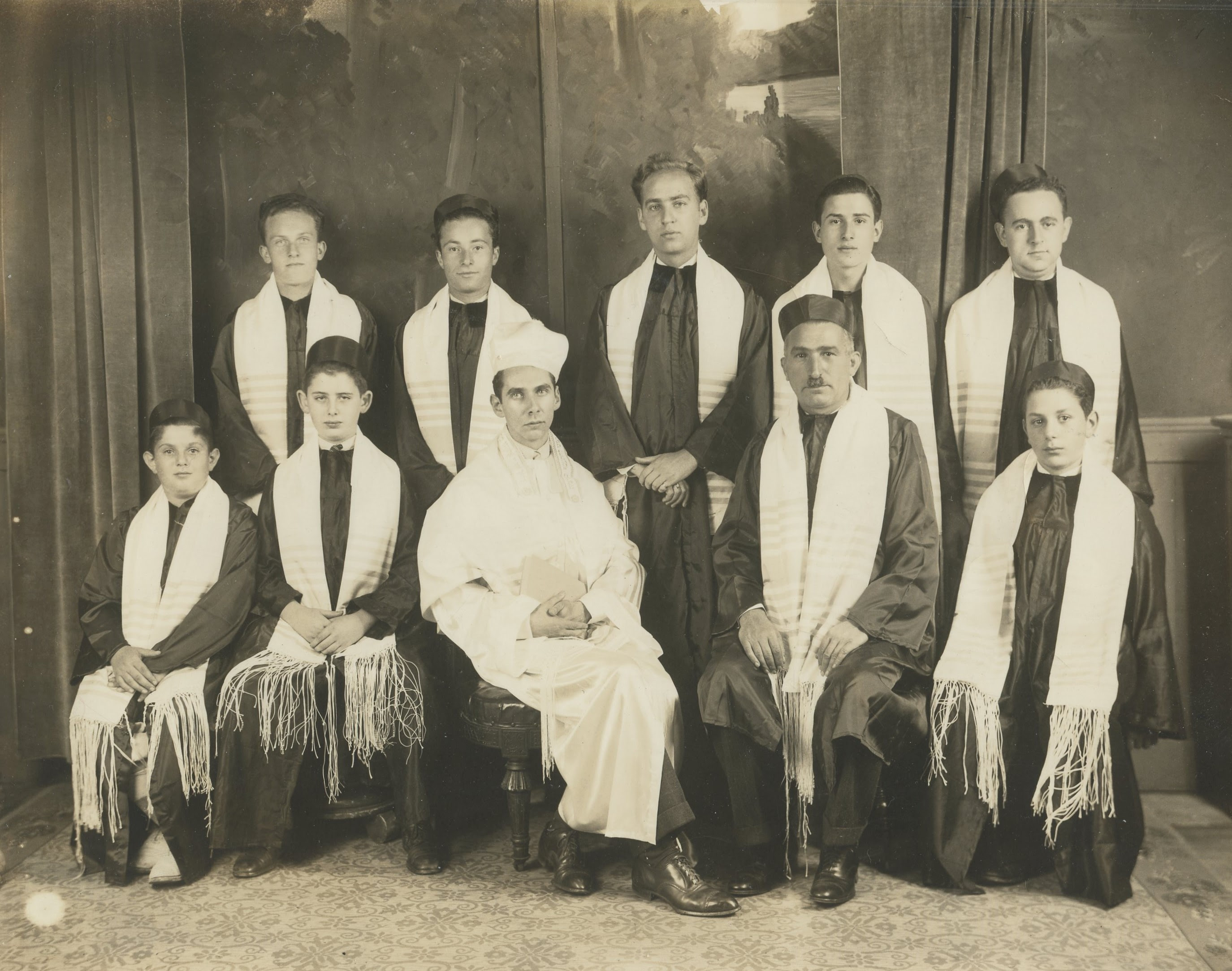 1936, Miriam Barnert Memorial Hebrew Free School, 1936, George Tatz, Morris Tatz, Harry Bornstein, Bernie Segal, Sid Simon, Morris Tosk, Harry Glassman, Cantor Morris Friedman, Bernstein, Herb Braverman