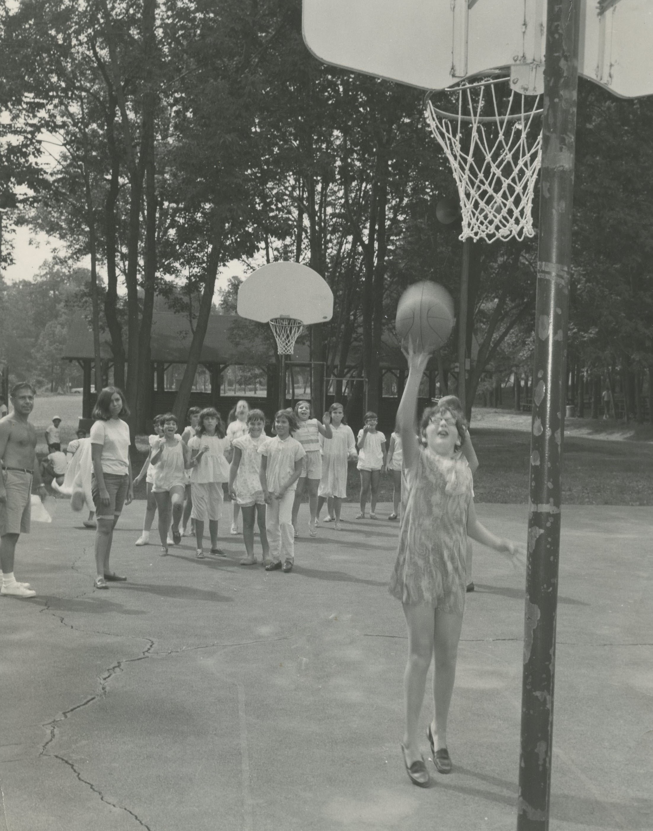 Camp Veritans, North Haledon NJ, girls backetball