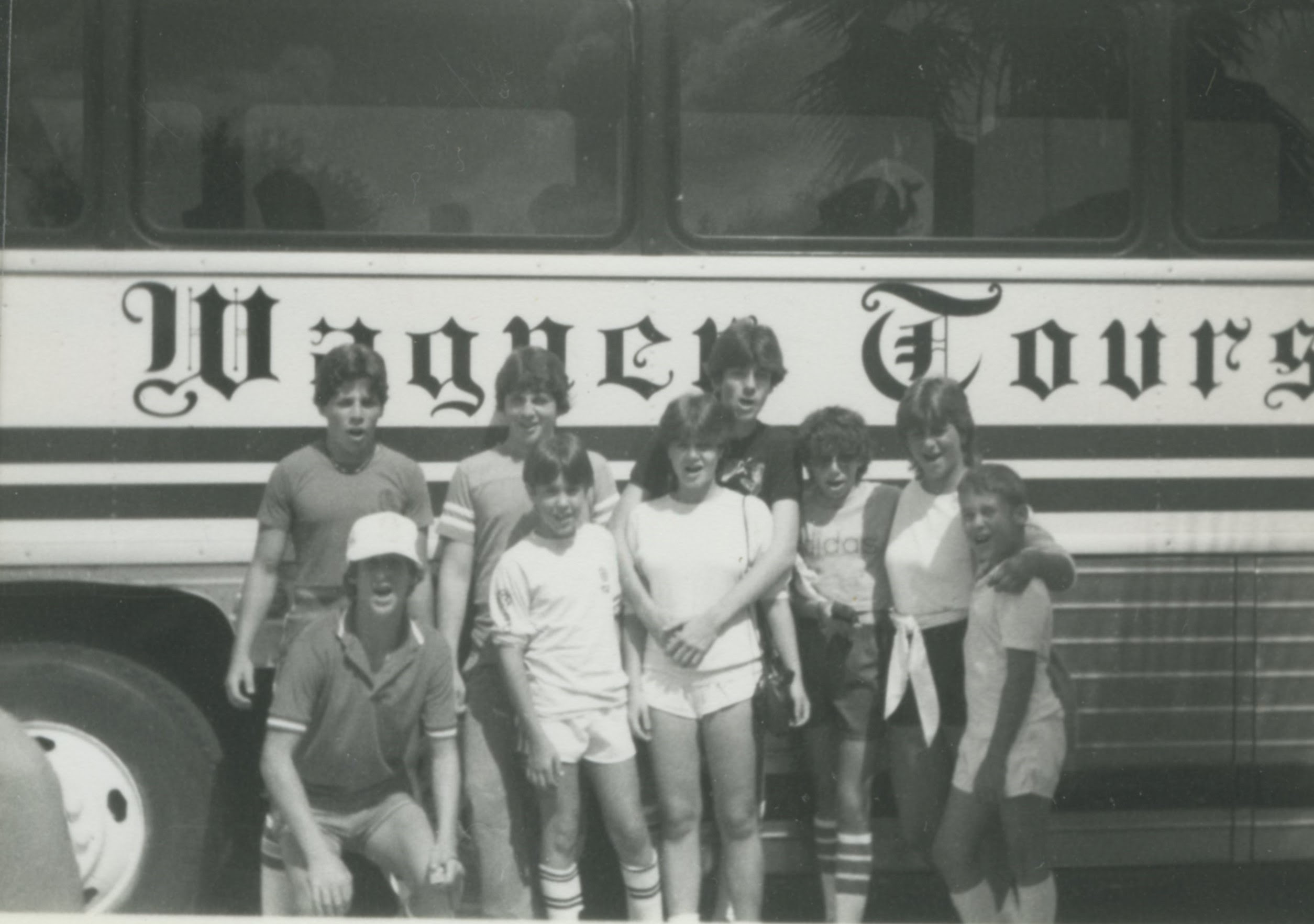 Paterson New Jersey Y, Teen trip, August 1983, Wagner Tours bus