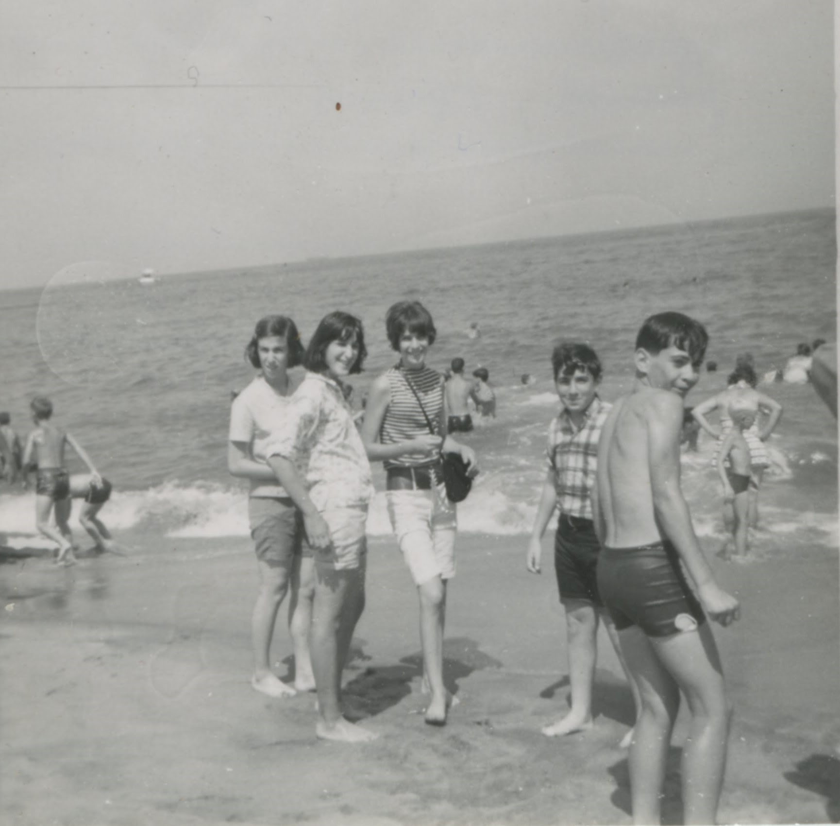 Paterson New Jersey Y, Teens, Sandy Hook NJ beach, 1966