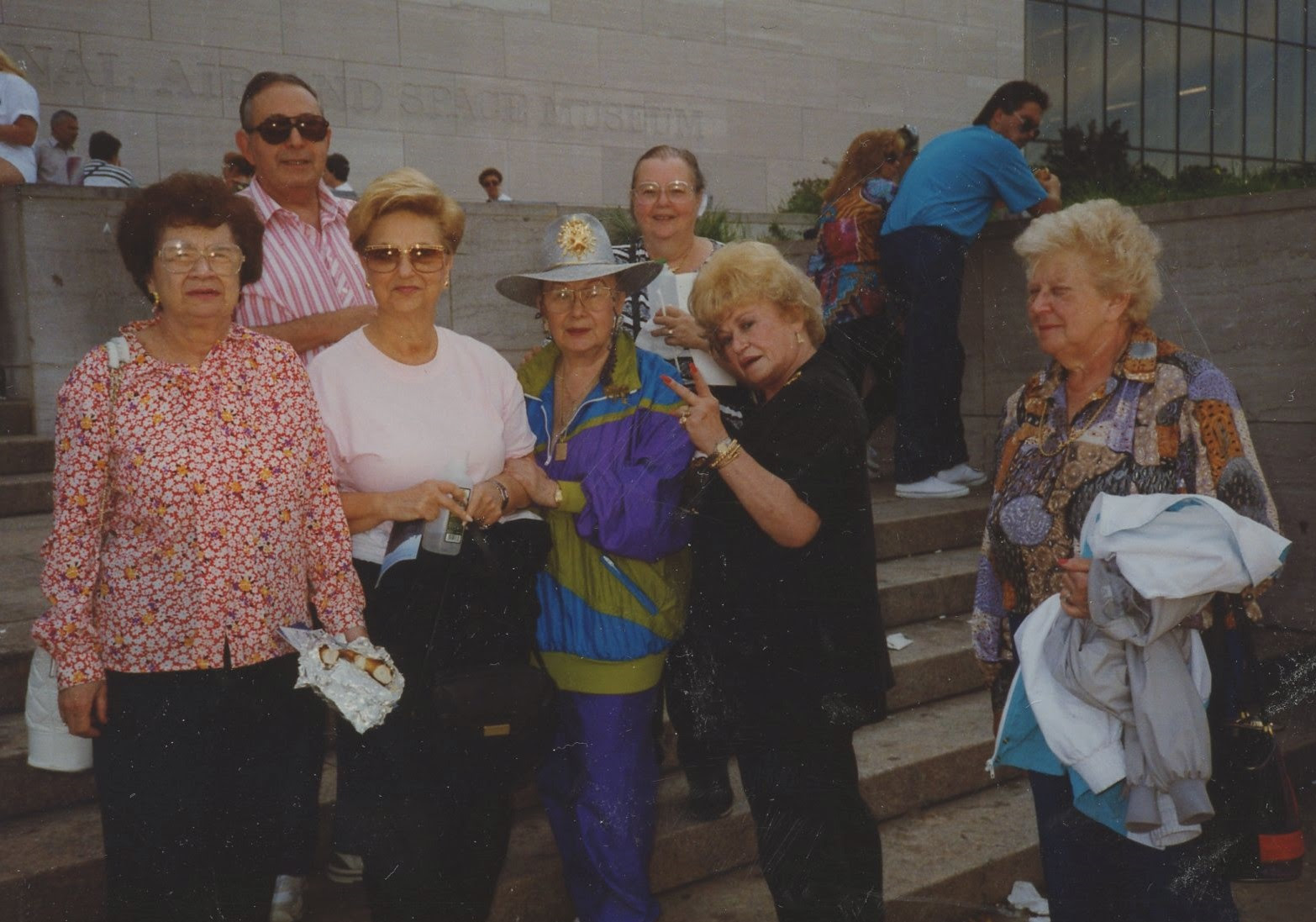 Florence Aisner, Bernard Elfenbein, Anita Elfenbein, Ellie Arnold, Doris Leib, Dorothy Bloomfield, Ethel Mecklackie, Northern New Jersey, September 1993