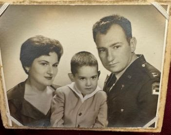 Joe, Doris and son Seth 1951