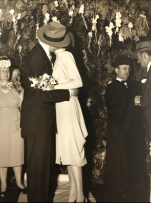 Newlyweds Joe and Doris Rubenstein, 1946