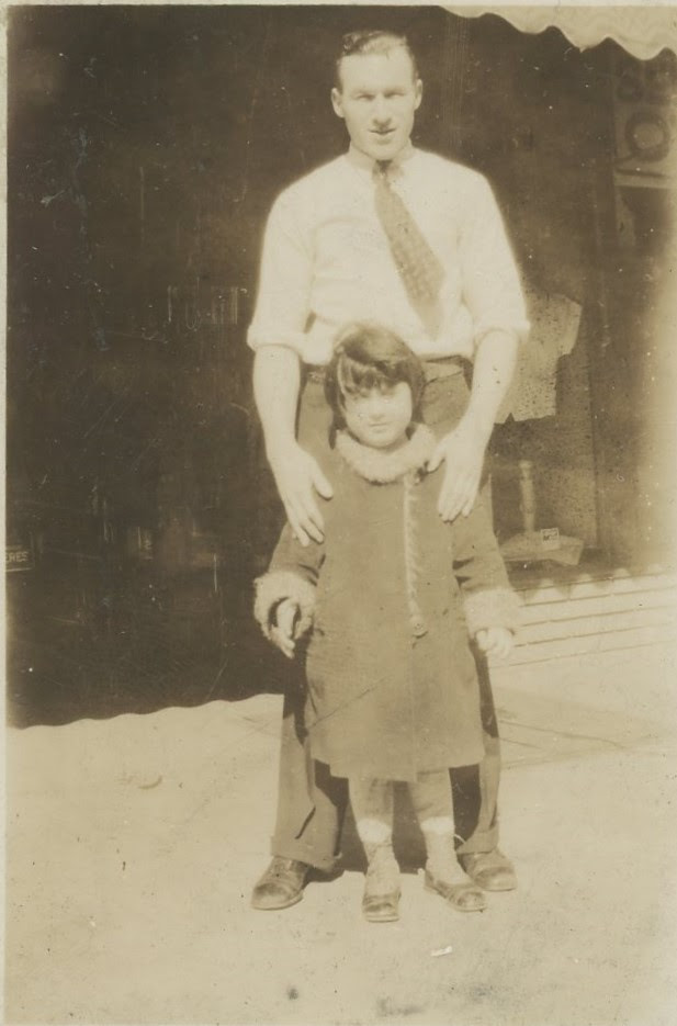 Unidentified Passaic man and daughter.