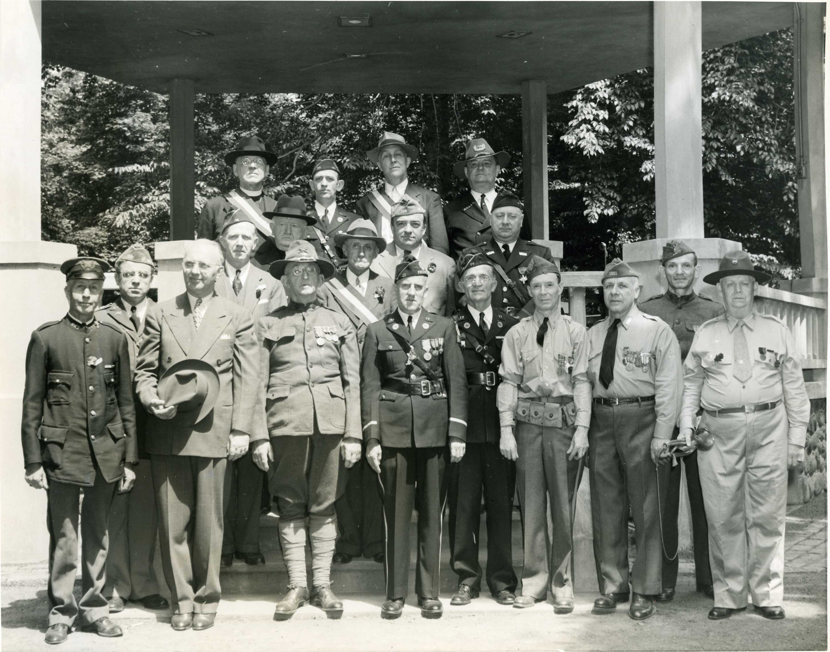 War Veterans on Memorial Day 1943