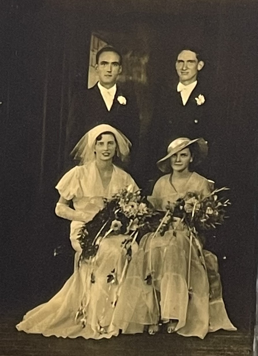 Unidentified wedding group