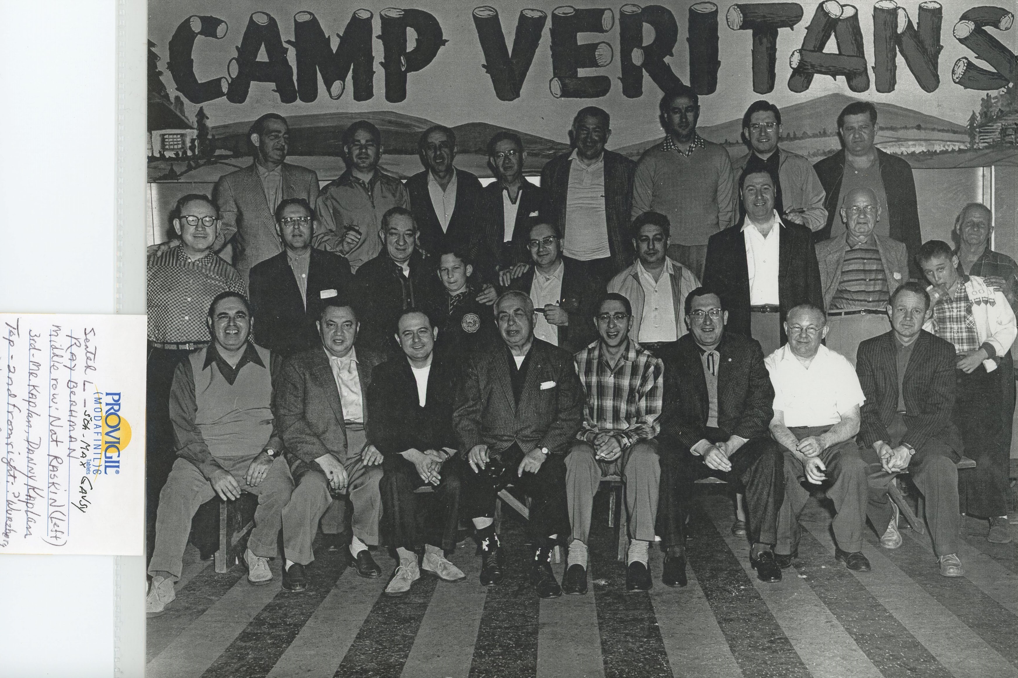 Veritans Club and Camp outing, Northern New Jersey, Ray Berhman, Max Gavzy, Nat Raskin, Mr. Kaplan, Danny Kaplan, Milton Wurtzberg