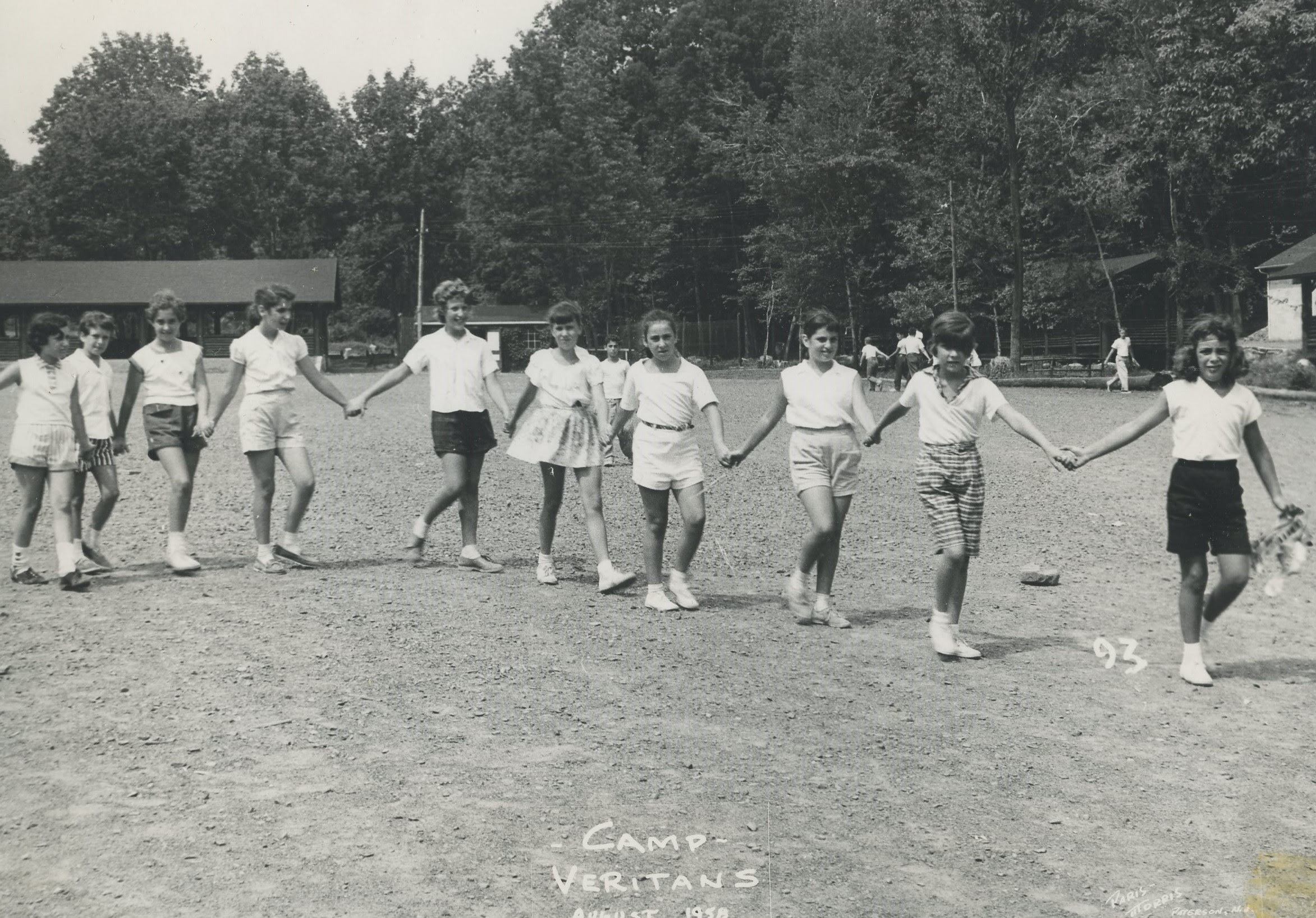 Camp Veritans, girl campers dancing, c.1958
