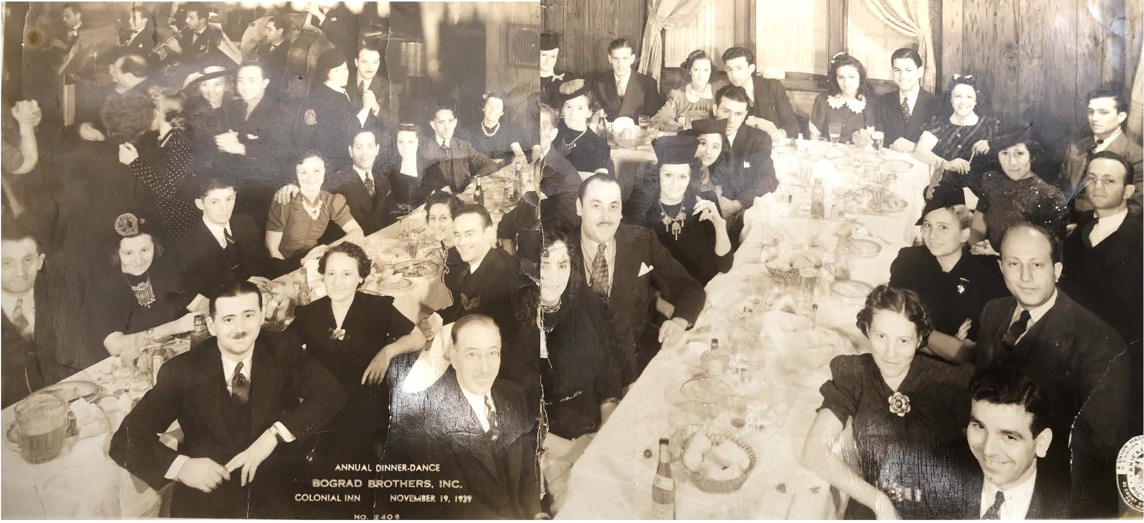 Bograd sponsored dinner dance 1939