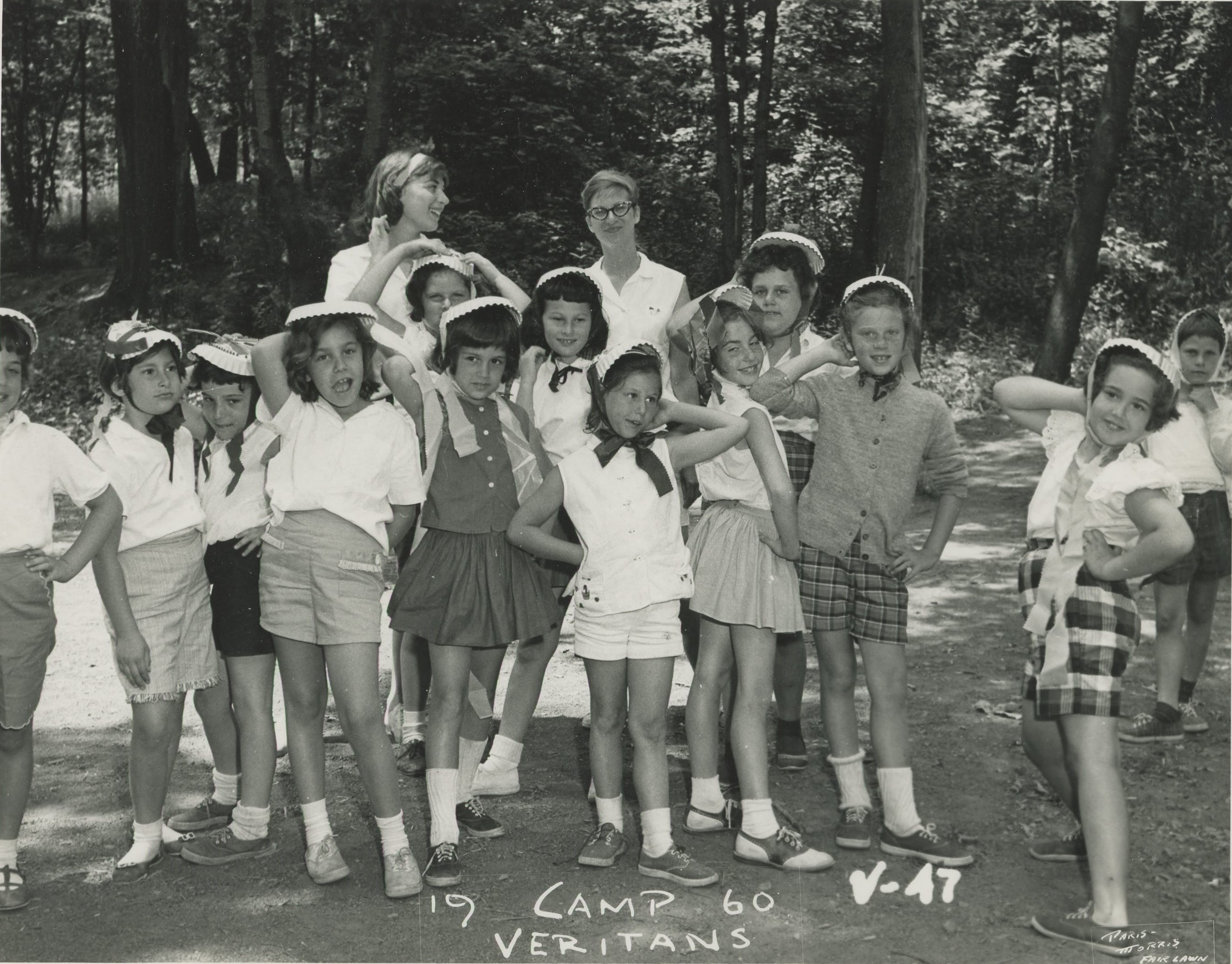 Camp Veritans 1960 fashion models