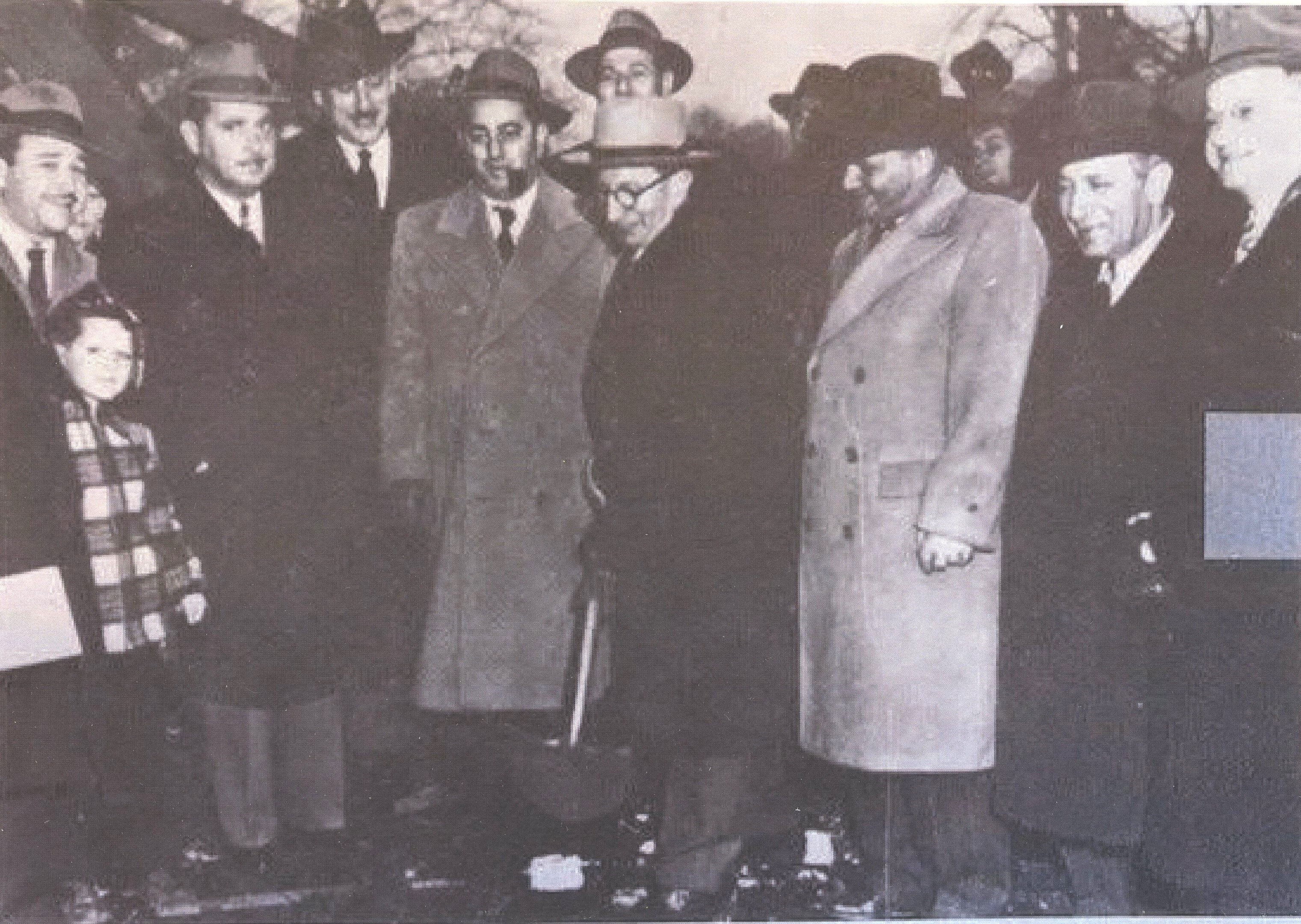 Groundbreaking Kaplen JCC, 1949