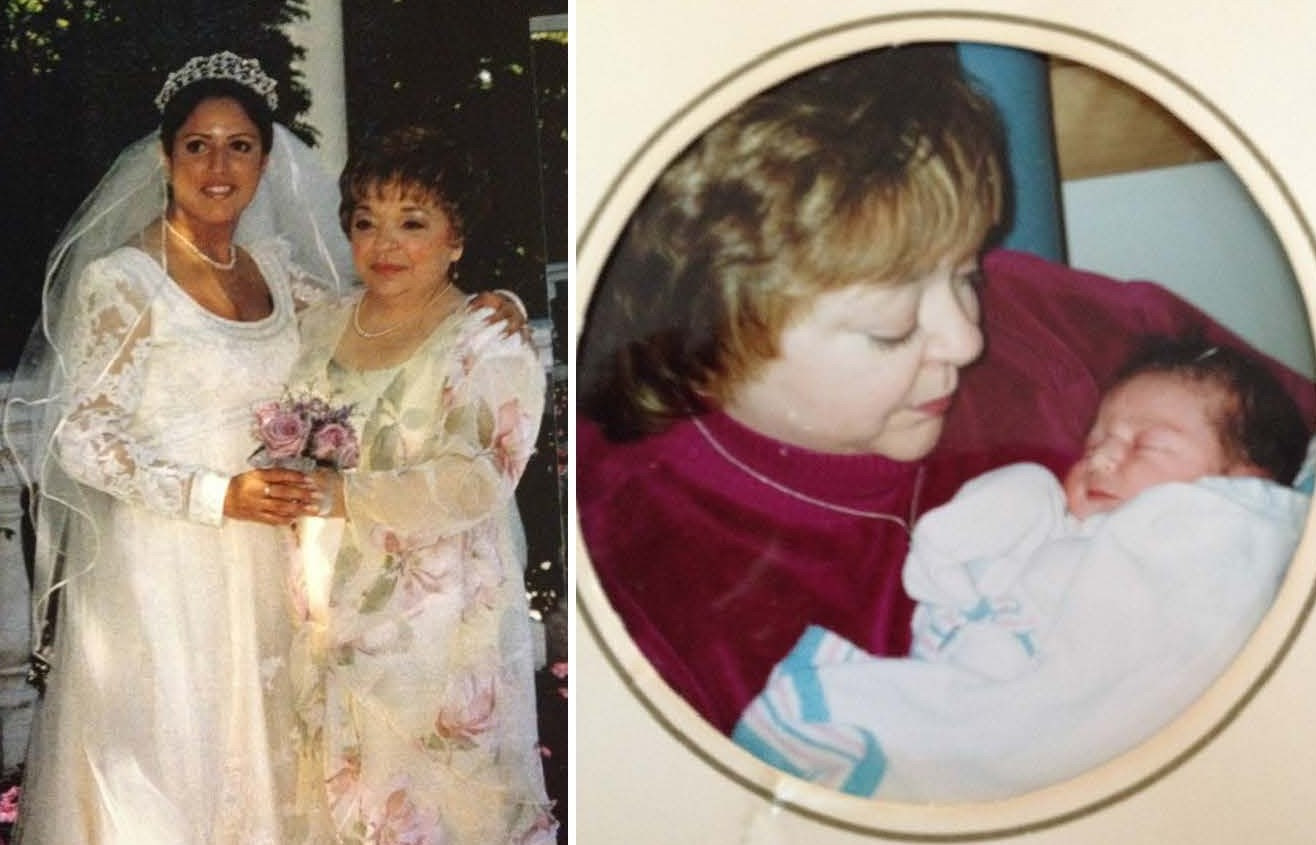 Ina Cohen with daughter and first grandchild