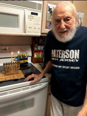 Joe wearing Paterson T shirt