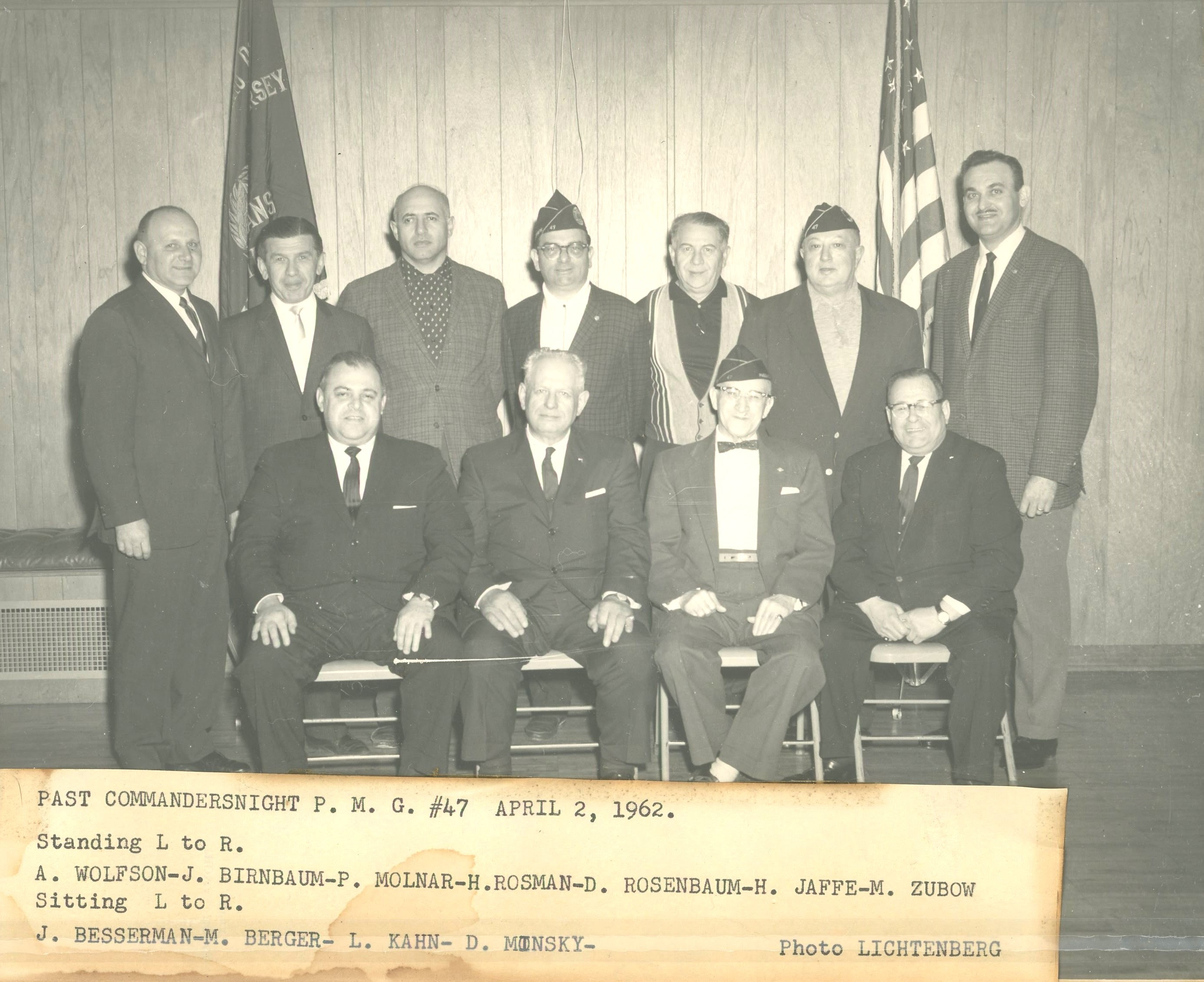 Preiskel Miller Glassberg Post 47 Past Commander Night
