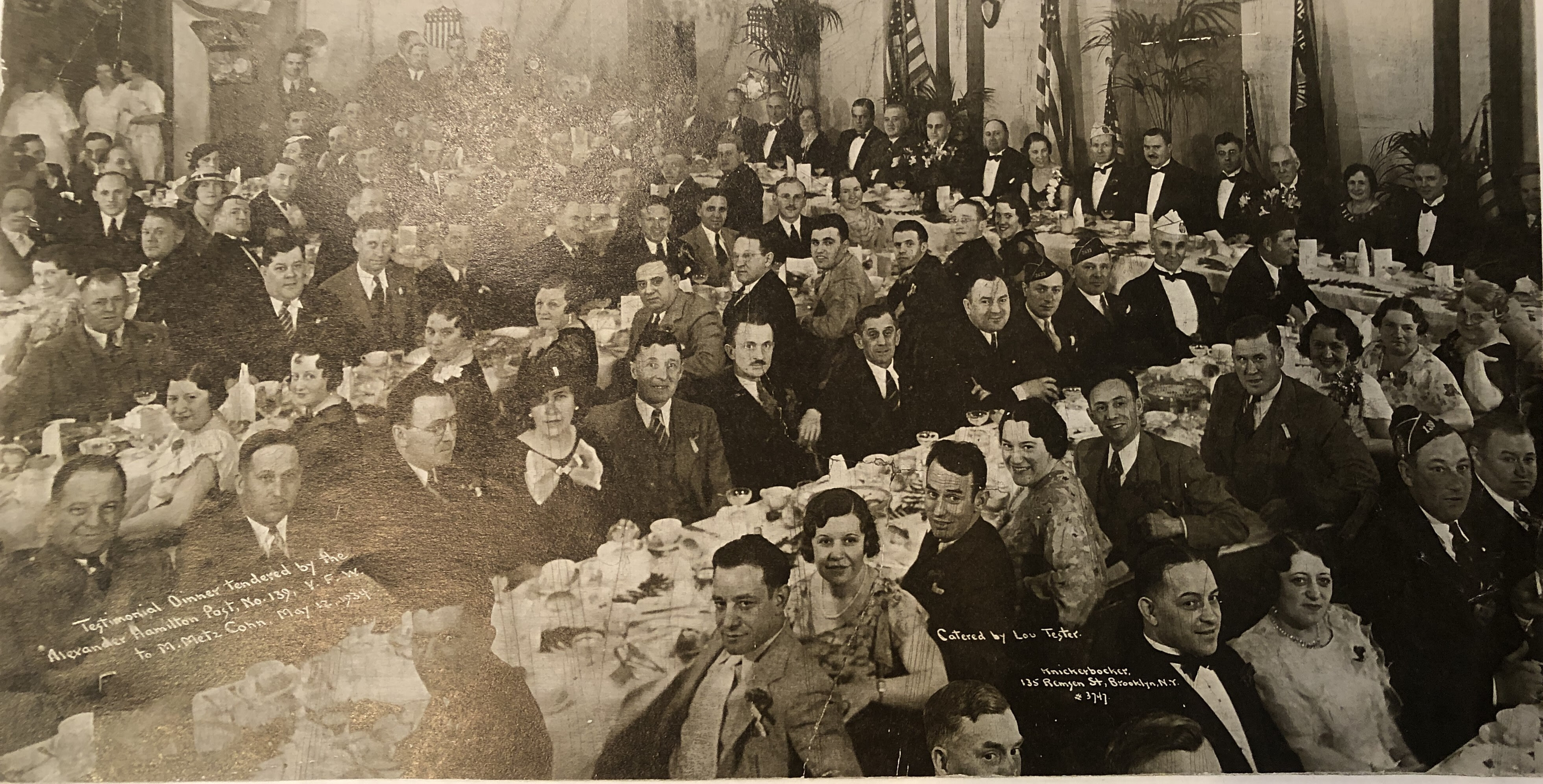 Testimonial Dinner Alexander Hamilton Post No 139